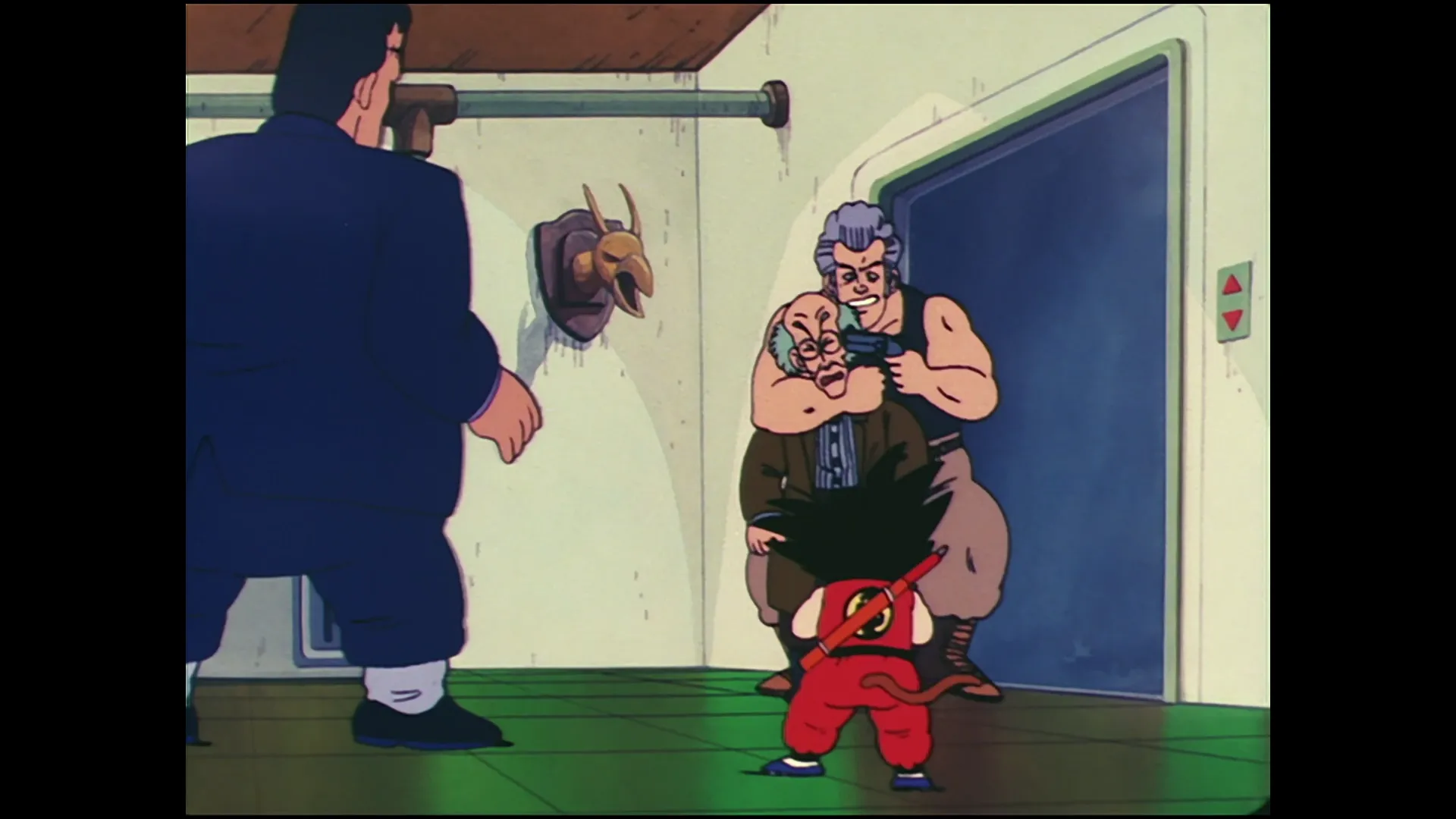 The fall of muscle tower — capture 13 sur 30 (Dragon Ball)
