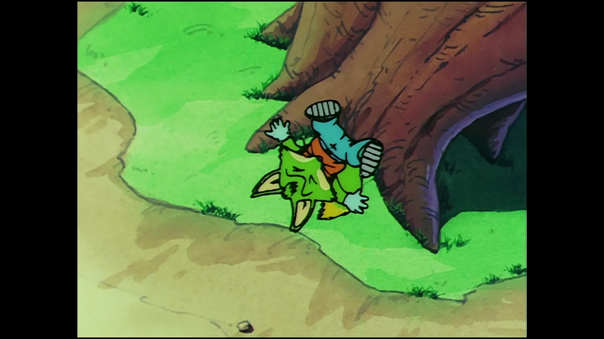 Which way to papaya island — capture 1 sur 30 (Dragon Ball)