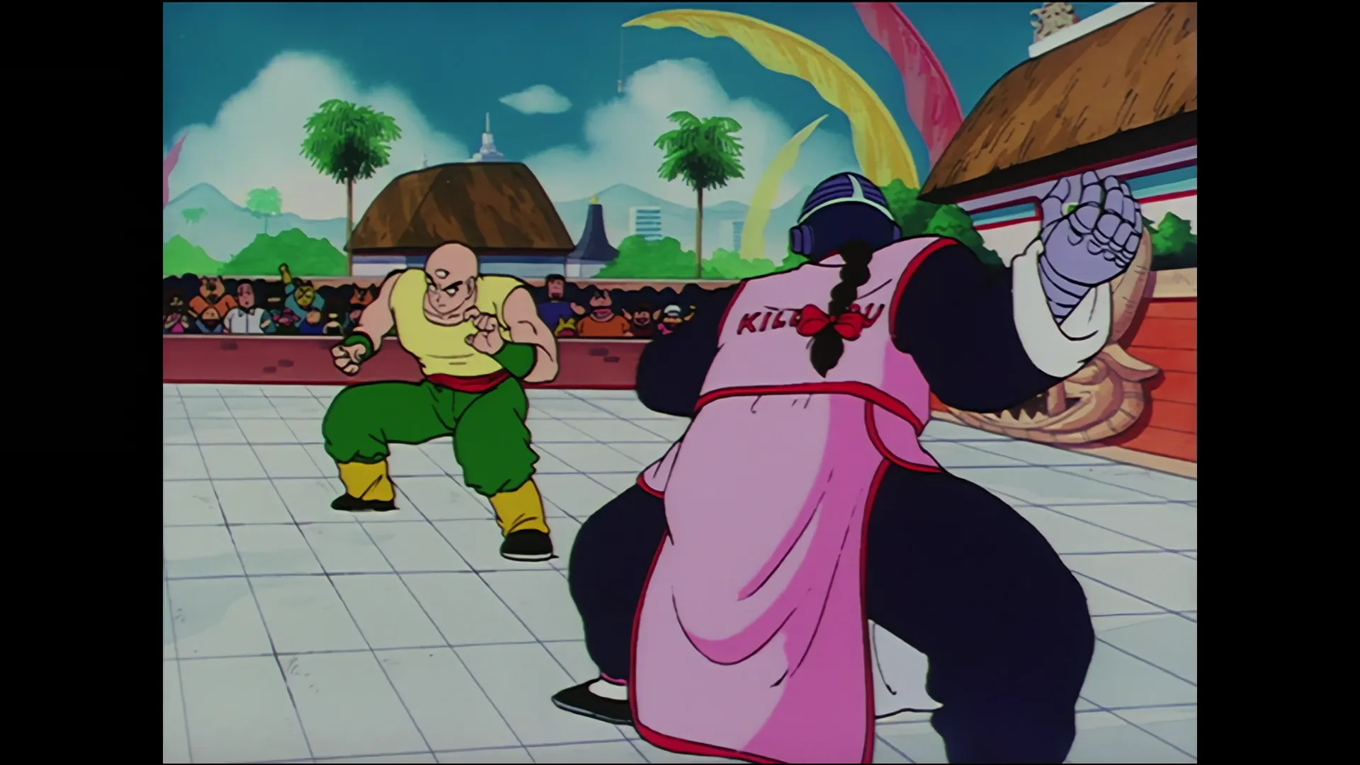 Tien shinhan vs mercenary tao — capture 1 sur 30 (Dragon Ball)