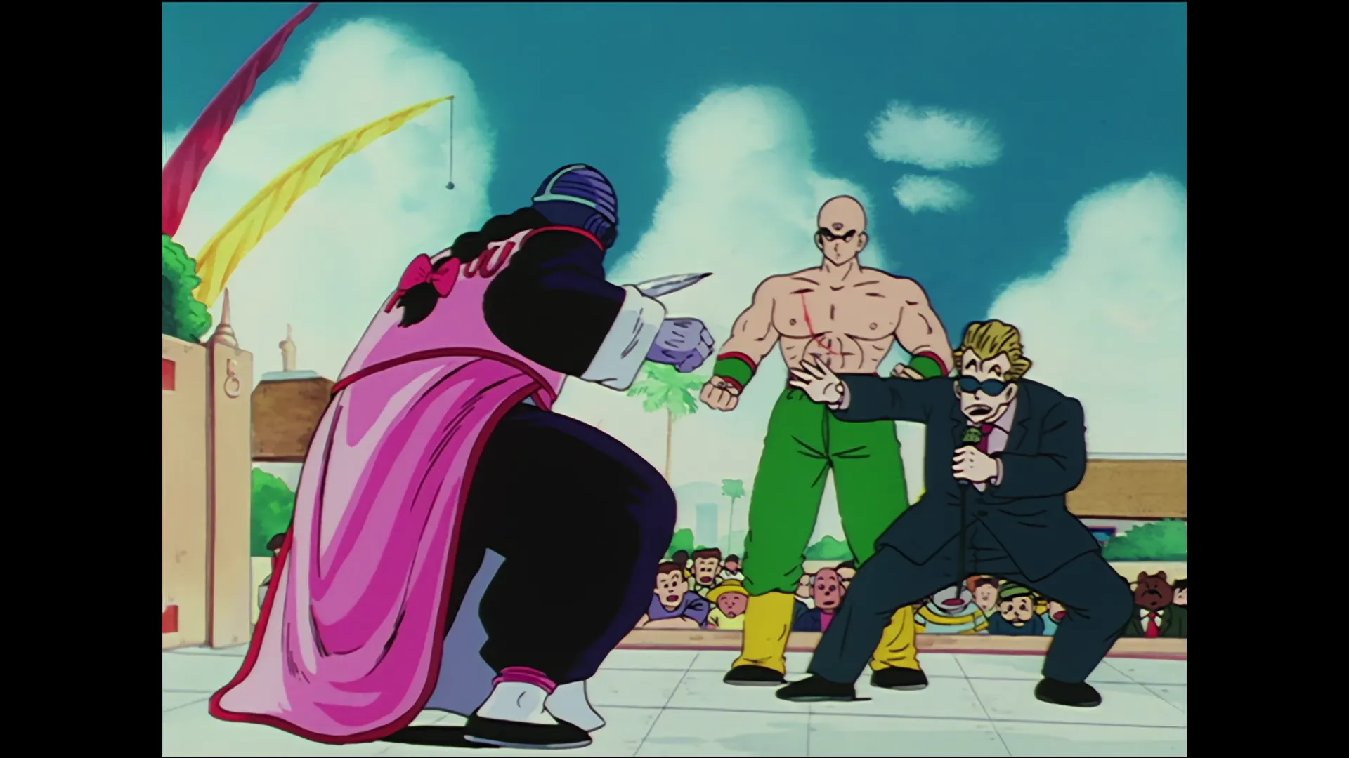 Tien shinhan vs mercenary tao — capture 18 sur 30 (Dragon Ball)