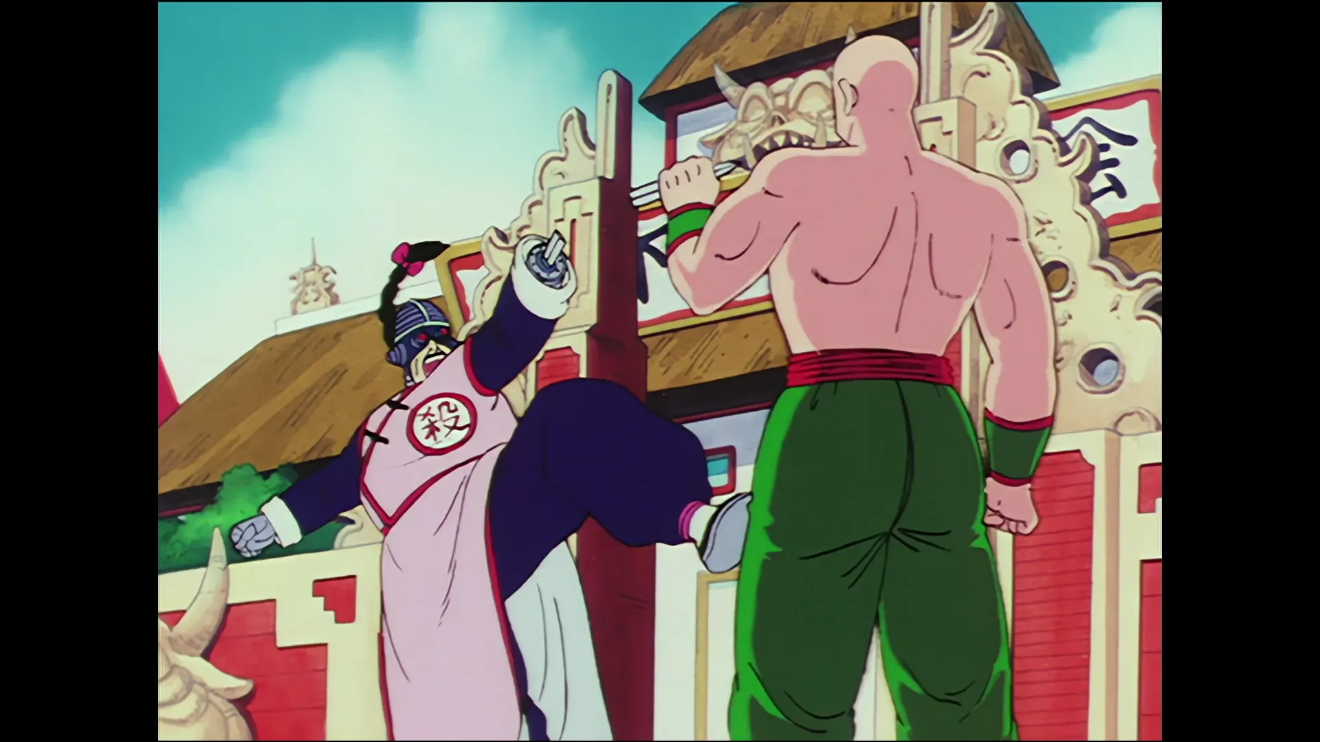 Tien shinhan vs mercenary tao — capture 19 sur 30 (Dragon Ball)