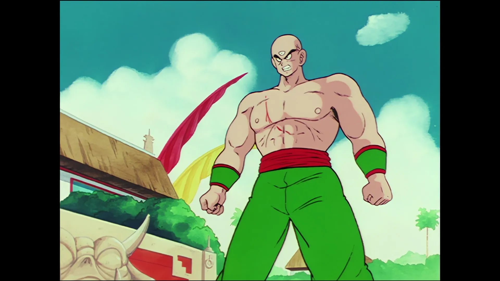 Tien shinhan vs mercenary tao — capture 24 sur 30 (Dragon Ball)