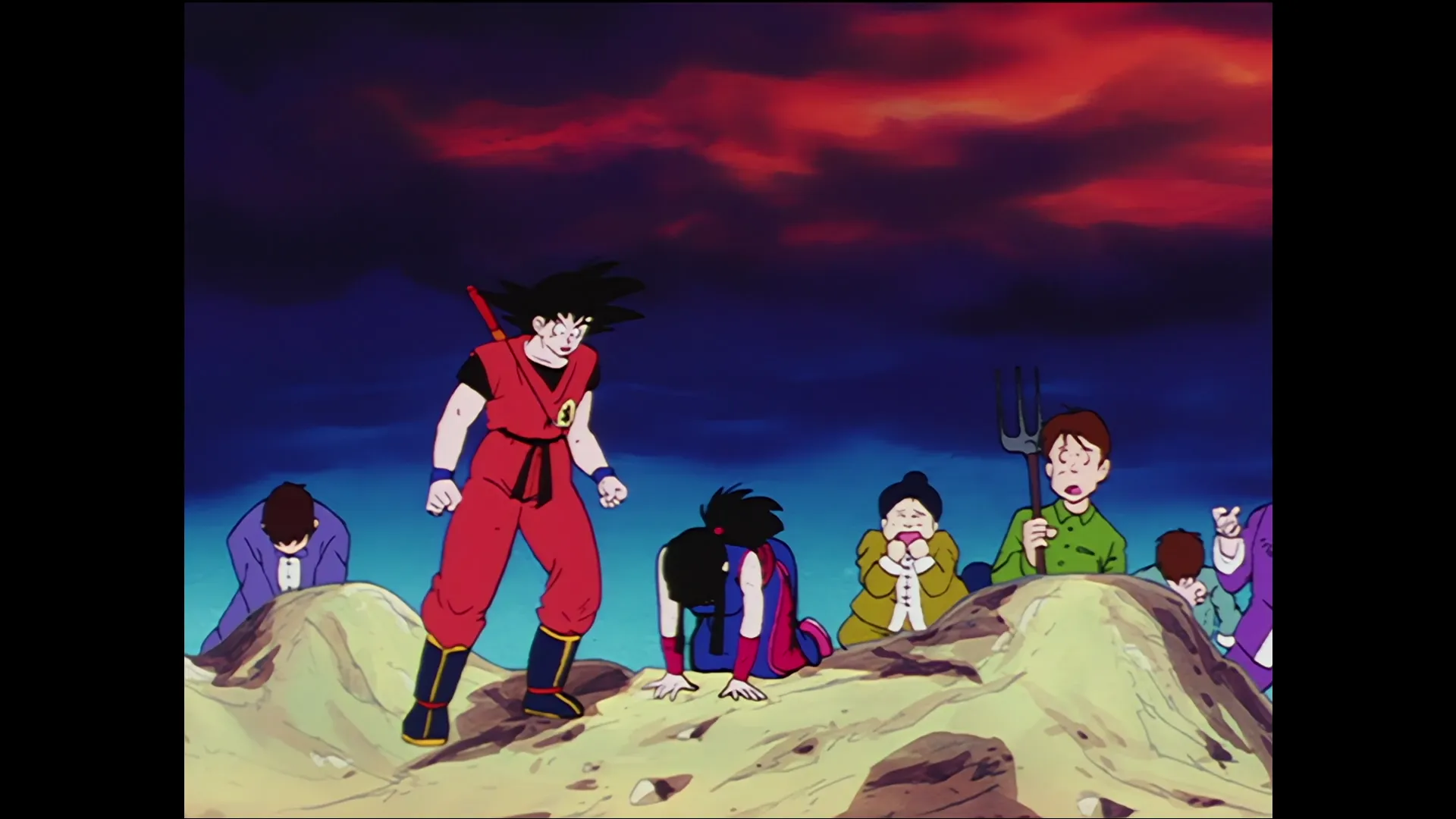 Dress in flames — capture 10 sur 30 (Dragon Ball)